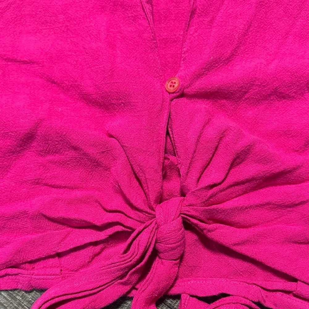 Sunday Ritual Rhea Wrap Top Fuchsia - Picture 9 of 11